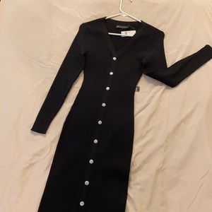 NWT Form Fitting ribbed dress